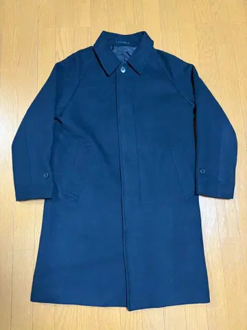 유니클로 UNIQLO 싱글 브레스티드 코트 네이비 M 사이즈