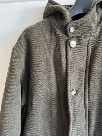 90s 폴 스튜어트 후디드 코트 인버테레