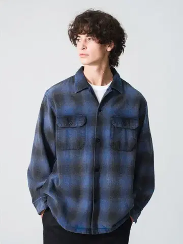 론 헤르만 체크 셔츠 자켓