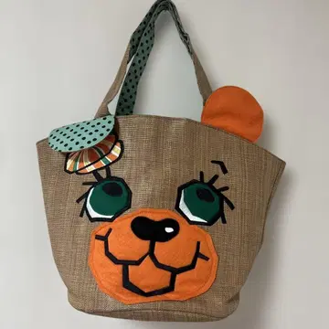 그라그라 대용량 곰 얼굴의 귀여운 토트백