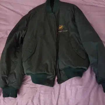 BP MOTOR SPORT CLUB 봄버 자켓 다크 그린