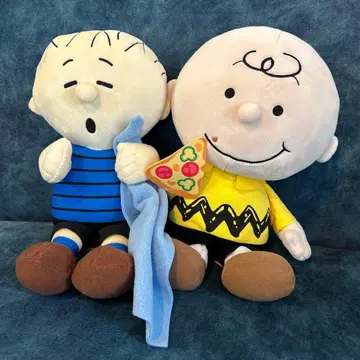 PEANUTS 찰리 브라운 라이너스 봉제 인형