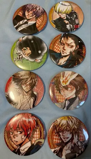 가정교사 히트맨 REBORN! 캔뱃지 8개 세트