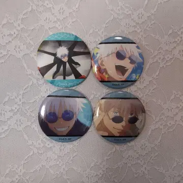 주술회전 고죠 사토루 캔뱃지