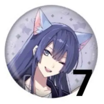 니지산지 완냥days 나가오 케이 캔뱃지 7점