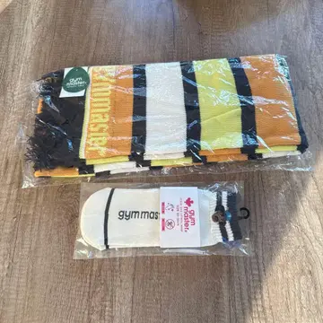 짐 마스터 스트라이프 삭스 머플러 세트