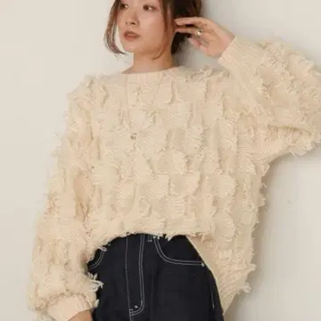 Bob 볼륨 슬리브 니트