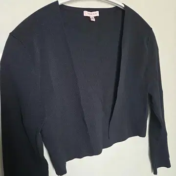 [ 미사용 ] TOCCA 블랙 가디건 XS 블랙 볼레로