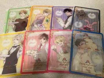 오란고교 호스트부 콜라보 카페 클리어 카드