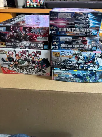 건담 프라모델 묶음 판매 미개봉 새상품