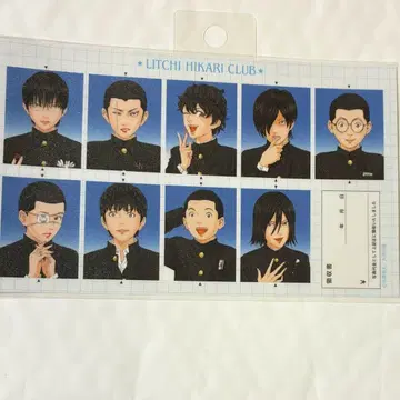 라이치 히카리 클럽 카페 증명사진풍 스티커 미개봉 새상품