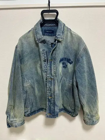 1회 착용 NAUTICA 데님 자켓 라이트 블루 M 사이즈