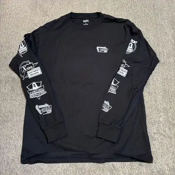 [ 새상품 ] X-girl 엑스걸 긴팔 롱티 블랙