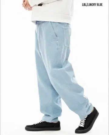 RVCA 루카 데님 롱 팬츠 랜드리 블루 S 미사용 새상품