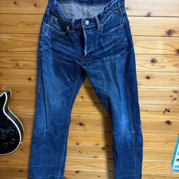 BLUE BLUE 스트레이트 데님 M 다크 블루