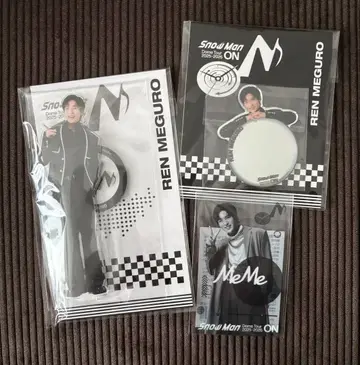 메구로 렌 굿즈 3종 세트 SnowMan 돔 투어 2025-2026 ON