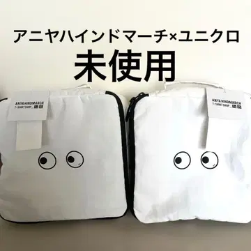 안야 힌드마치 x 유니클로 콜라보 파우치 large 라지 미사용품