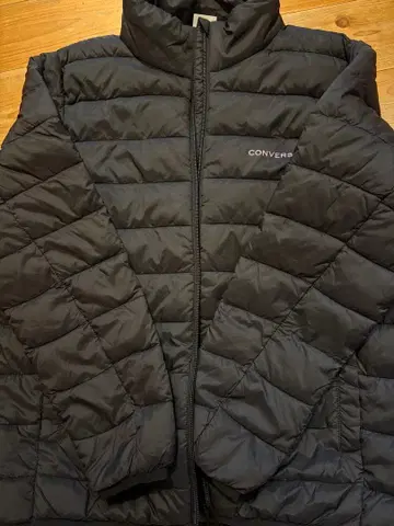 CONVERSE 블랙 다운 자켓