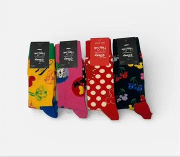 Happy Socks 남성 양말 4족 세트 디즈니