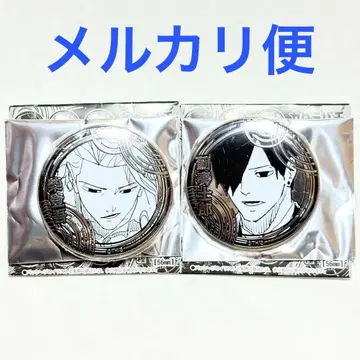 [ 새상품 ] 카구라바치 실버 캔뱃지 컬렉션 아자미 시바 점페스