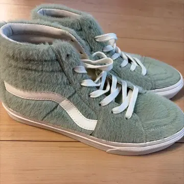 Vans 하이컷 스니커즈 민트 그린