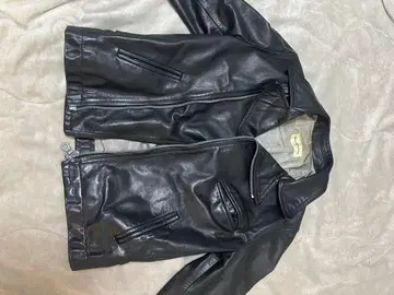 블랙 가죽 자켓 abahouse devinette