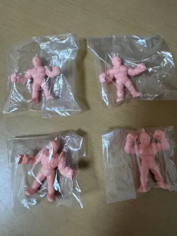 [ 미사용 새상품 ] 근육맨 지우개 4체 세트 근육맨 ( 4종류 )