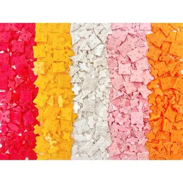 LaQ 라큐 빨간색 노랑 화이트 핑크 오렌지 500피스