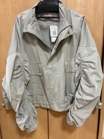 RADIATE 라이트 그레이 루즈핏 자켓