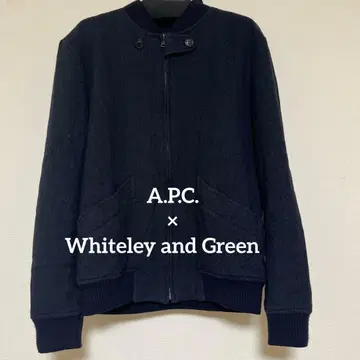 A.P.C. x Whiteley and Green 헤링본 울 블루종