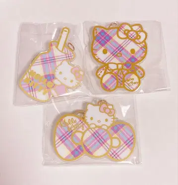 산리오 키티 타탄 아크릴 키링 아크키 50주년