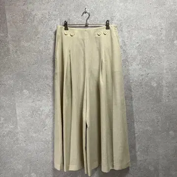 [ 레리안 ] 베이지 가우초 팬츠 와이드 팬츠 척 일본제