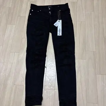 퍼플 브랜드의 블랙 데님