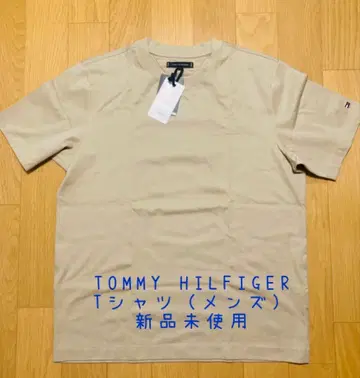 TOMMY HILFIGER 베이지 T셔츠 남성용 미사용 새상품
