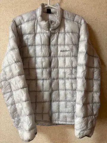 mont-bell 다운 실버 남성용 플라즈마1000 새상품급