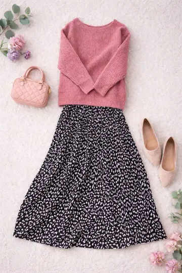 코디 판매 JILLSTUART 니트 성숙 큐트 여성용 의류 묶음 판매