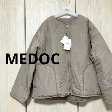 [새상품] 야마다야 MEDOC 리버서블 퍼 퀼팅 코트