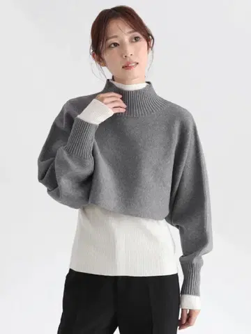 레이어드 스타일 니트