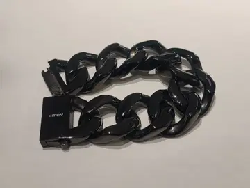 VITALY HAVOC 블랙 팔찌 사이즈 9 (22.86cm)