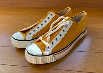 [ 미사용품 ] 웨어하우스 캠퍼스 스니커즈 9602 머스타드 US7