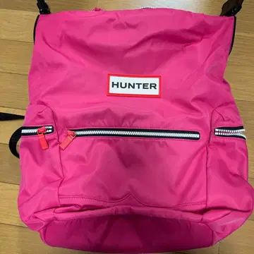 HUNTER 핑크 백팩