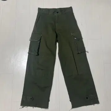 소에르테 카고 팬츠 카키 사이즈 2