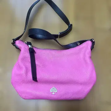 케이트스페이드 핑크 가죽 숄더백