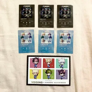 보이싱 마네키네코 시쿠포니 클리어 카드 엽서