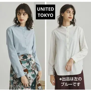UNITED TOKYO 스탠드 카라 셔츠 사이즈 2