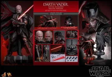 핫토이즈 DX45 스타 워즈 1/6 다스 베이더 배틀 데미지 버전