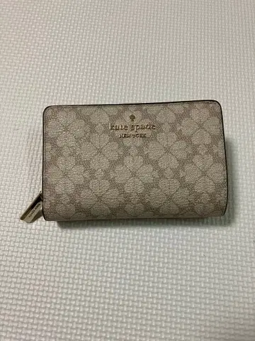 케이트 스페이드 접이식 지갑 베이지