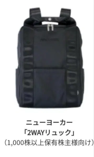 다이도 리미티드 주주 우대 뉴요커 2WAY 백팩