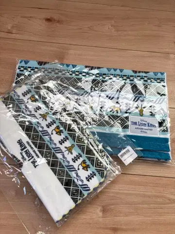 라이온킹 타월 세트