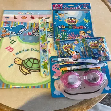 물고기 세트 물고기 키링 문구 노트 씰북 등